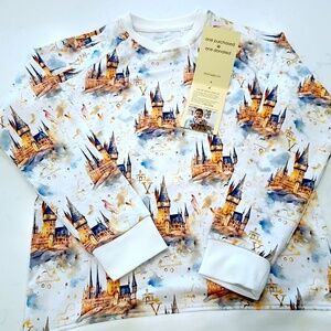 Brand New LITTLE SNUGGLES Magic Castels Long Sleeve Shirt Size 9/10 Unisex